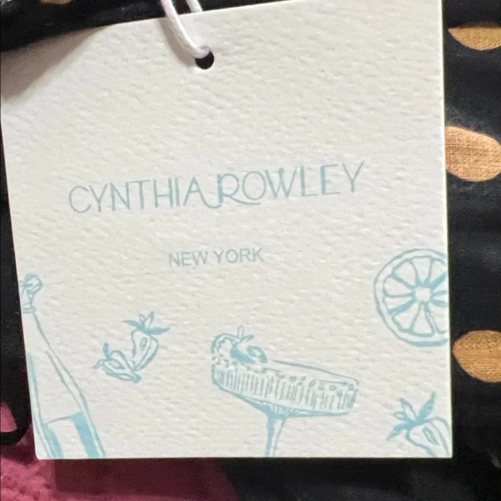 Cynthia Rowley Black and Gold Polka Dot Maxi Dress - Picture 4 of 4